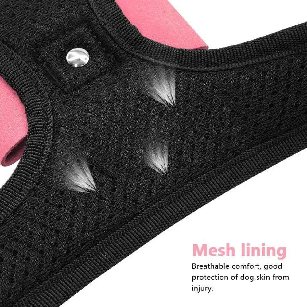 NEW Sparkling Bling Swarovski Crystal Rhinestone Pet Dog Fleece Harness … - Picture 9 of 13